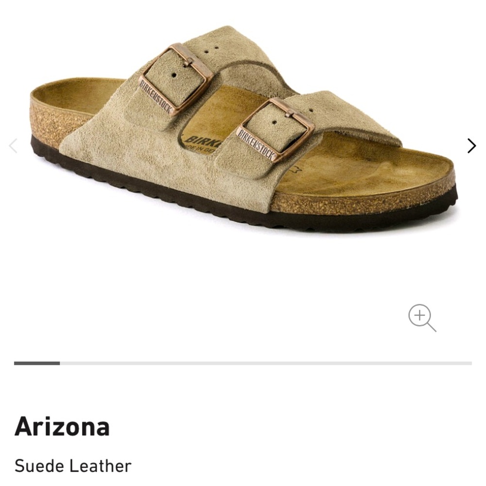 Suede Birkenstocks (Blush) size 37